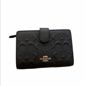 Coach black wallet